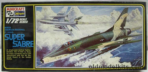 Hasegawa 1/72 F-100D Super Sabre - USAF 131 / 308 / 8th, 035 plastic model kit